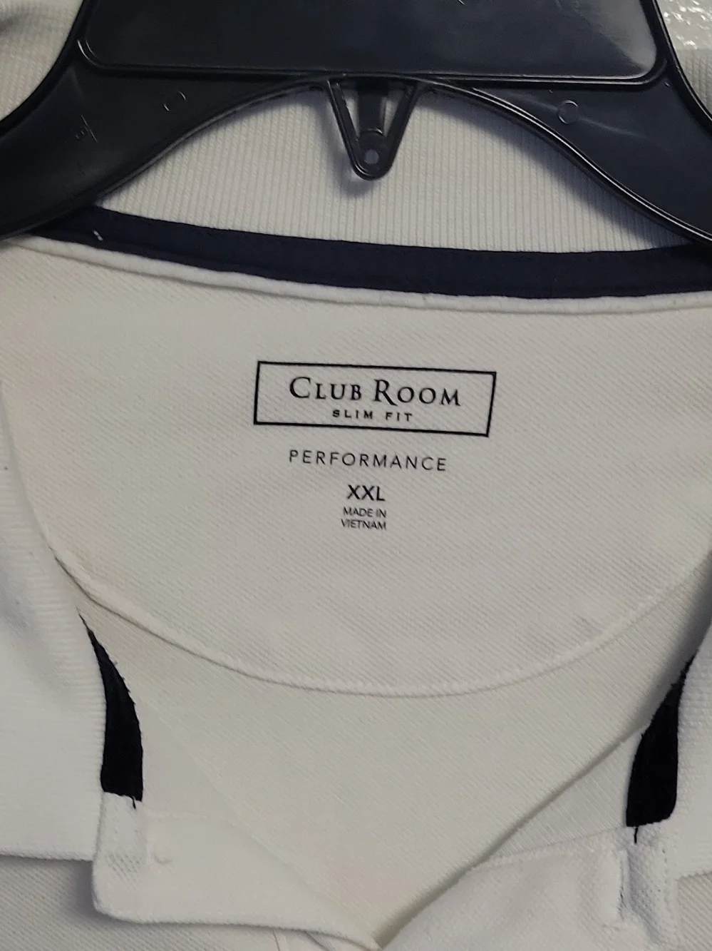 Club Room Classic White Polo Shirt - Men's